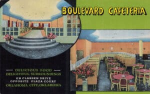 The original Boulevard Cafeteria located at 1111 Classen Dr.