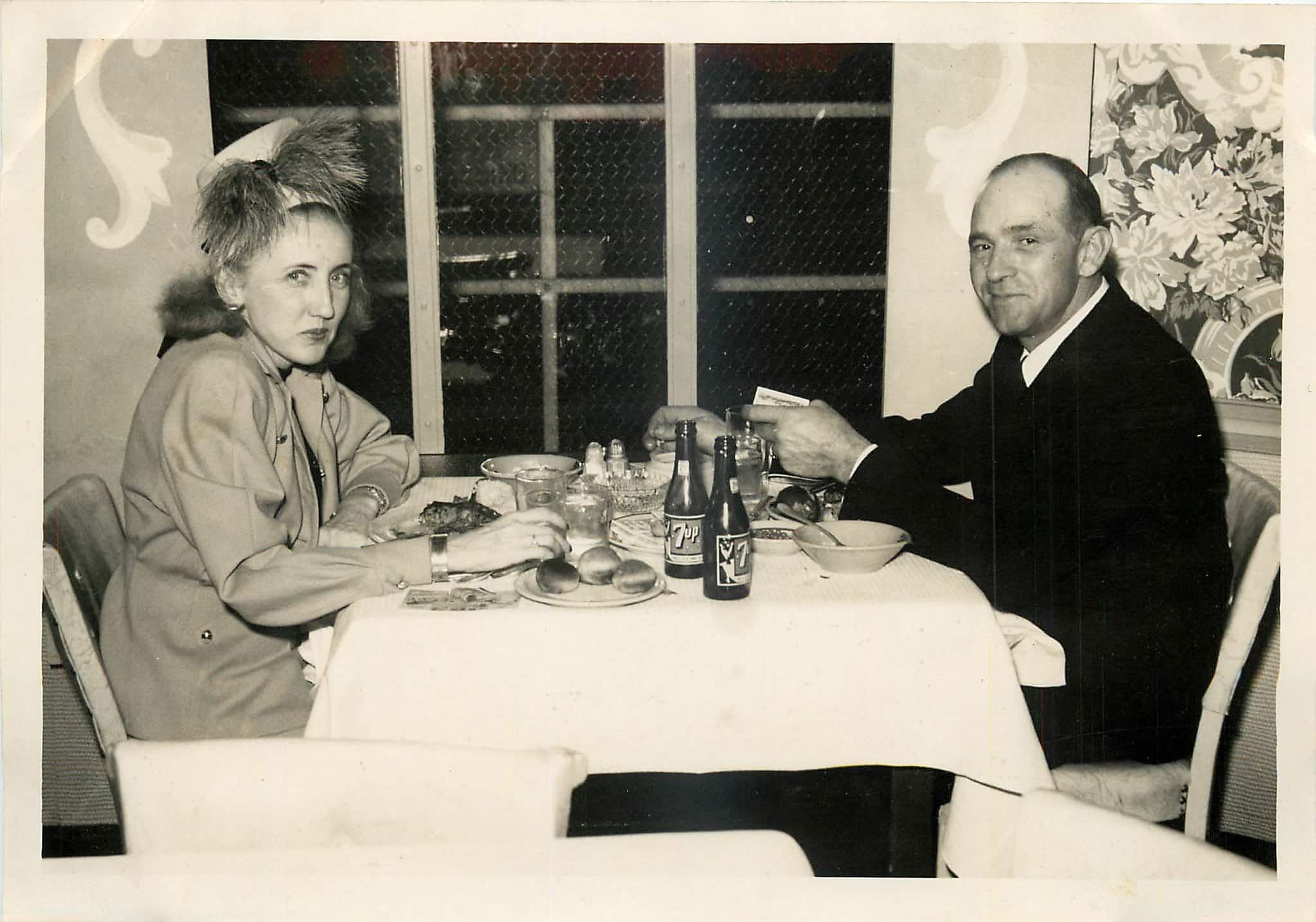 Mom and Dad after they met in 1946