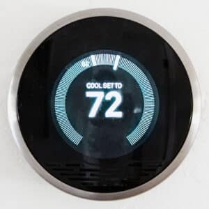 Nest learning thermostat.