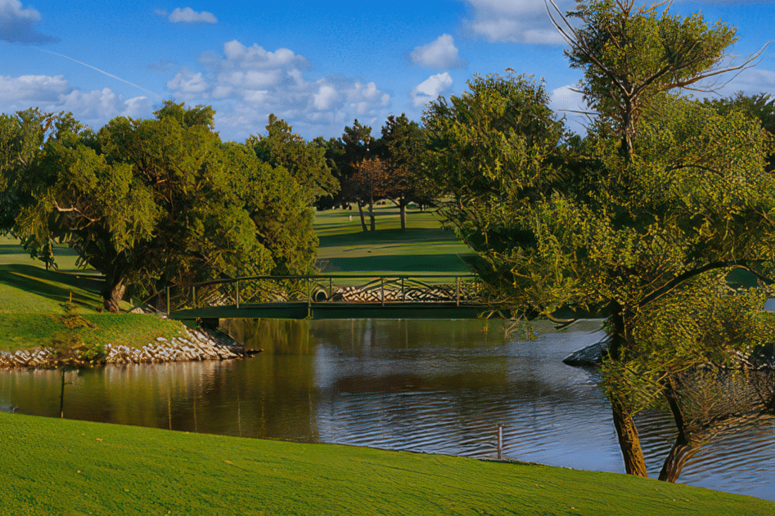 The Greens in northwest Okalhoma City homes surround a beautiful country club and golf course.