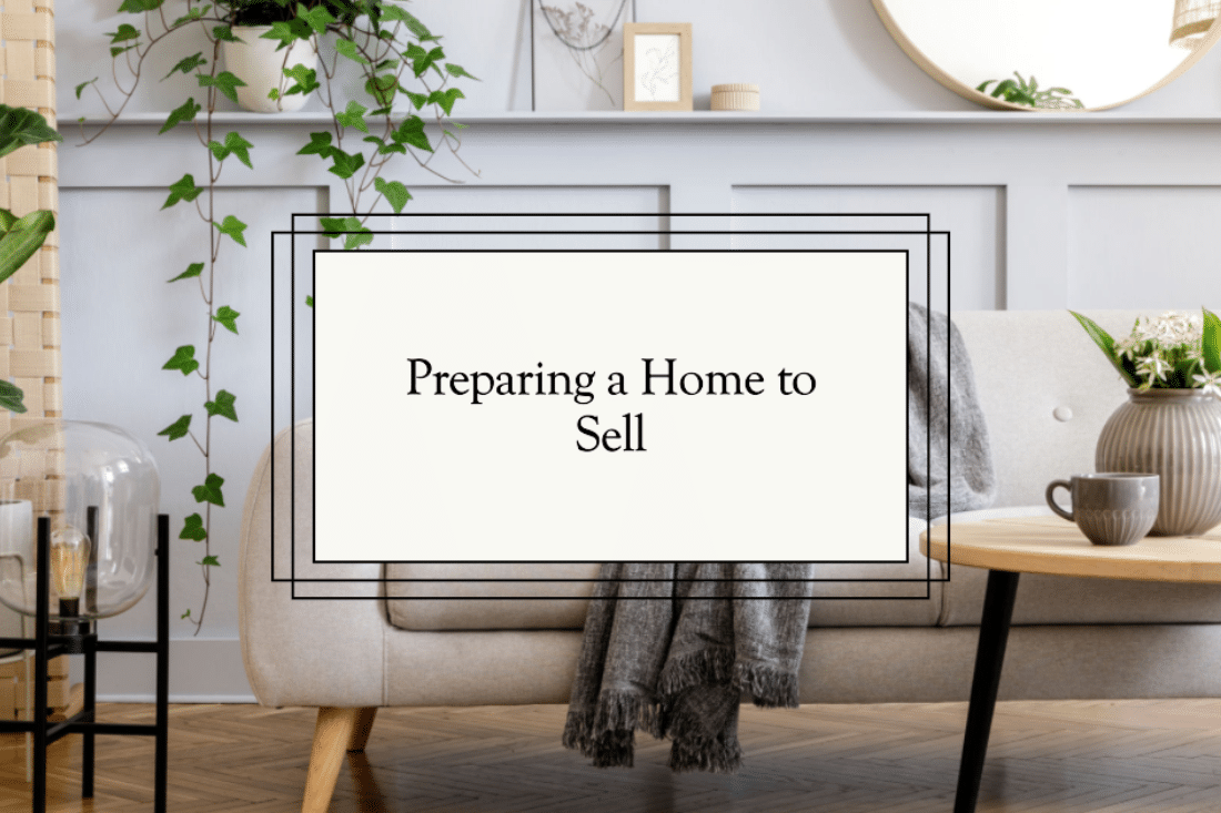 Preparing a home to sell