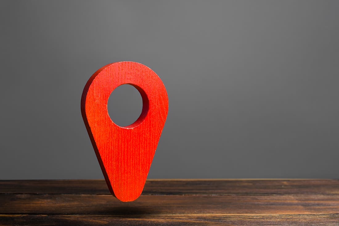 Map marker indicating location, relevant to why location matters in real estate