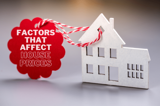 Factors that affect house prices.