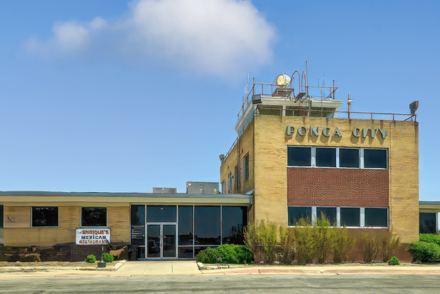 Enrique's Mexican Restaurant at the Ponca City airport.