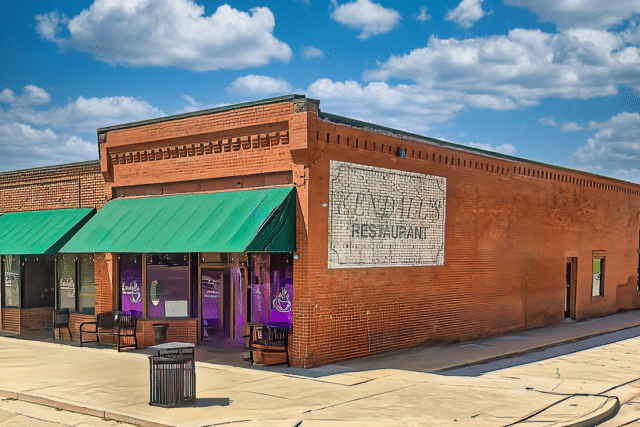 Kendall's brick building in Noble, OK.