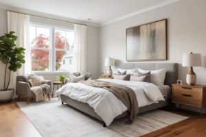 DIY staging tips for bedrooms.