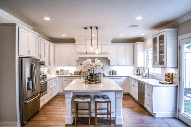 kitchen staging