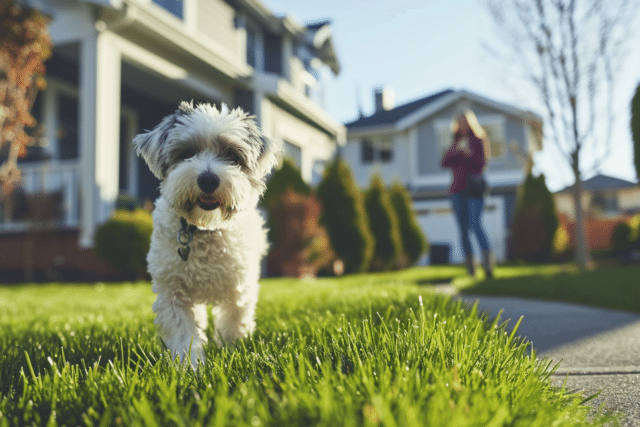 house hunting for a pet friendly home