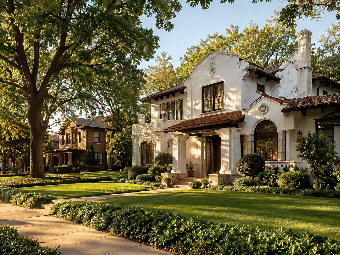 Historic Heritage Hills home on a tree-lined Oklahoma City street